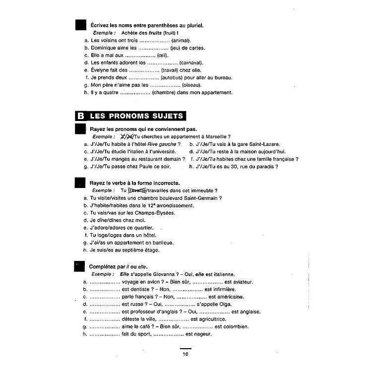 450 Nouveaux Exercices - Grammaire (Niveau Débutant) - Ảnh 6