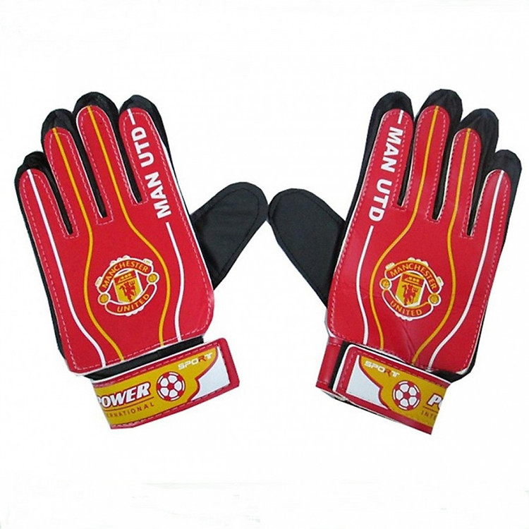 Găng tay thủ môn câu lạc bộ trẻ em Manchester (màu đỏ)