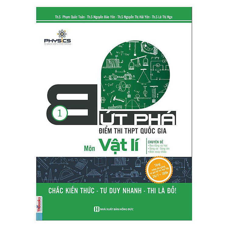 Sách Bứt Phá Điểm Thi THPT Quốc Gia Môn Vật Lí (Cuốn 1)