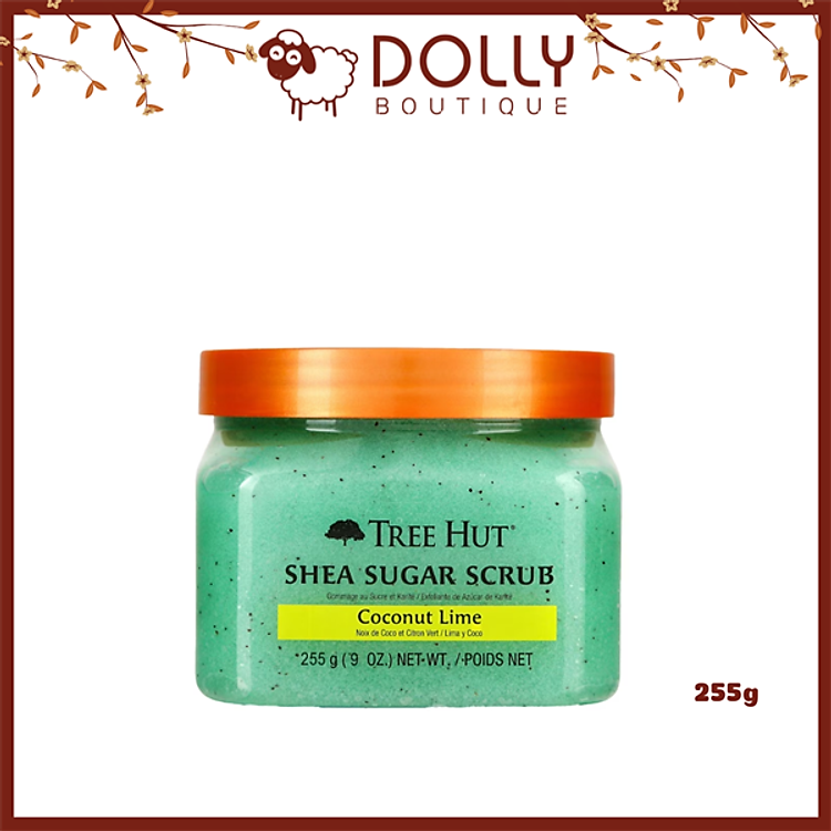 Tẩy Tế Bào Chết Body Tree Hut Shea Sugar Coconut Lime 255g