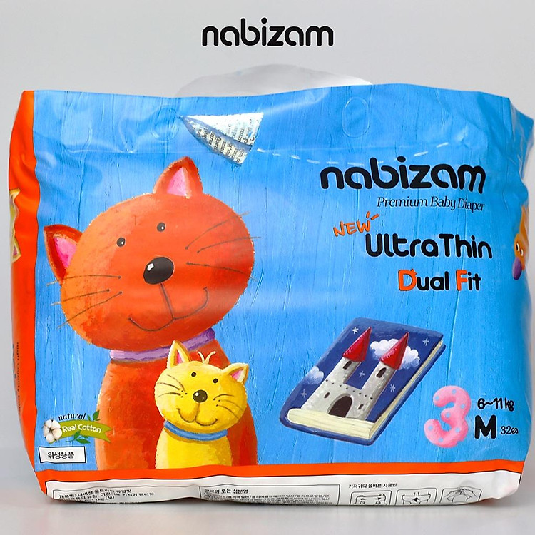 Tã Dán NABIZAM Cao Cấp Mỏng Nhẹ Chính hãng Ưu đãi - Hình ảnh 5