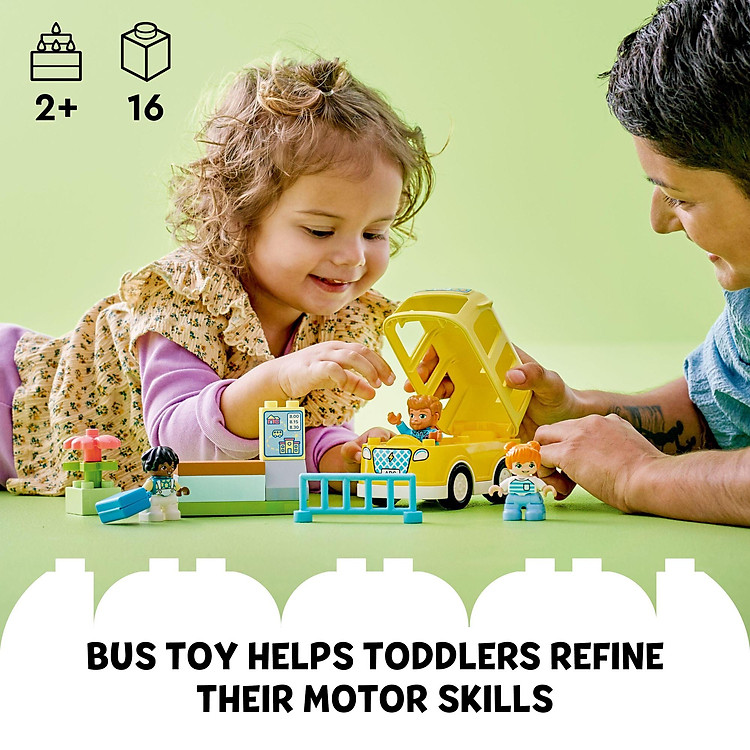 LEGO DUPLO 10988 Xe buýt di động Chính hãng Tiết kiệm - Hình ảnh 5