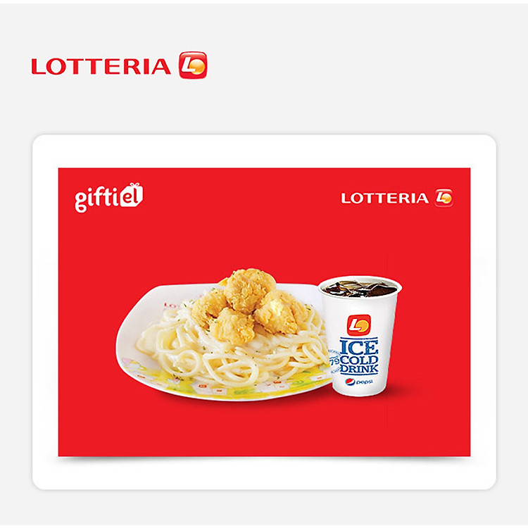 Lotteria - Cream Spaghetti Set