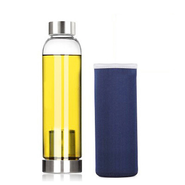 Bình Thủy Tinh Lọc Trà Trong Suốt (550ml)