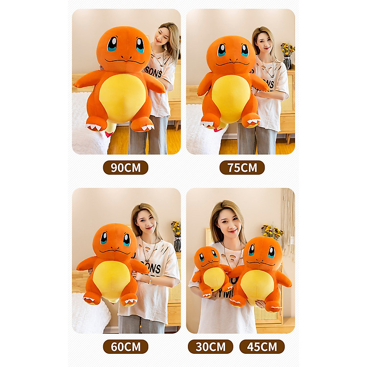 Gấu Bông Pokemon Charmander Cao Cấp Chính hãng Giá rẻ - Hình ảnh 3
