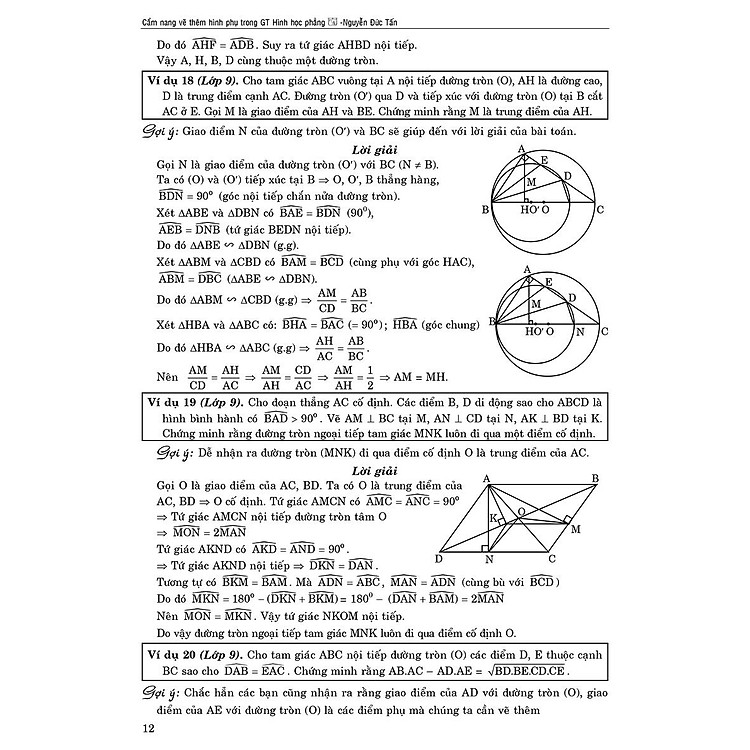 Cẩm Nang Vẽ Thêm Hình Phụ Trong Giải Toán Hình Học Phẳng - Ảnh 7
