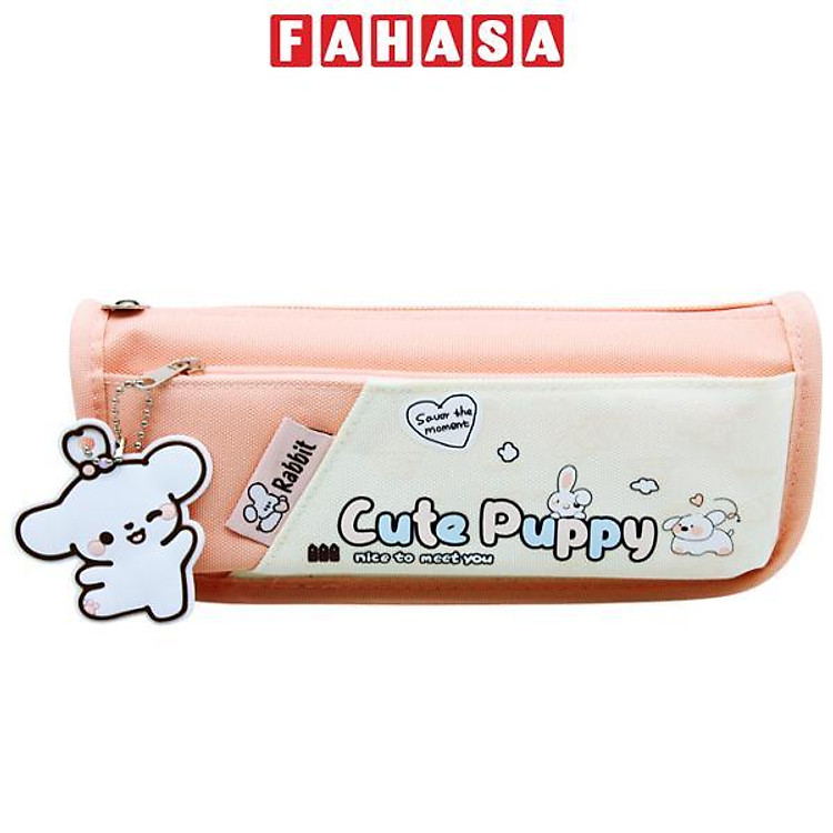 Bóp Viết Vải Cute Puppy – Shunde 9141 (Màu hồng)