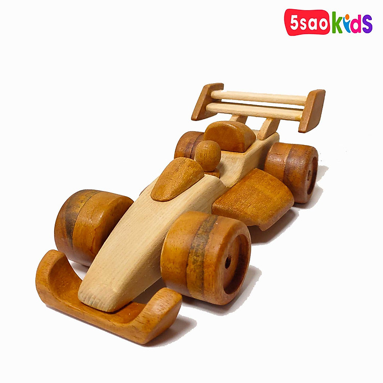 Xe Đua gỗ cho bé - 5Saokids Chính hãng Giá tốt - Hình ảnh 3