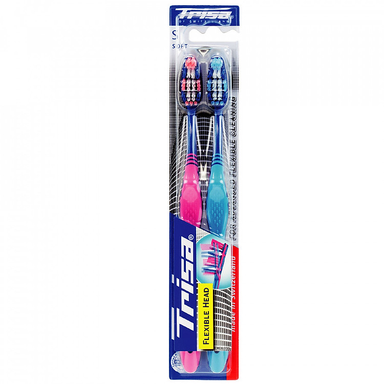 Vỉ Đôi Bàn Chải Đánh Răng Trisa Flexible