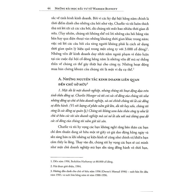 Bài Học Đầu Tư Warren Buffett - Ảnh 3