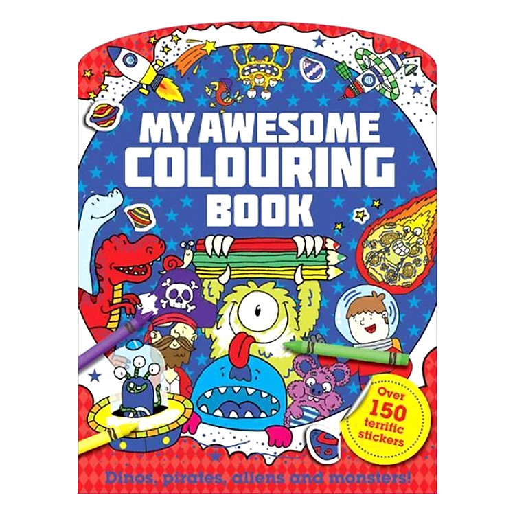 Sách tô màu My Awesome Colouring Book