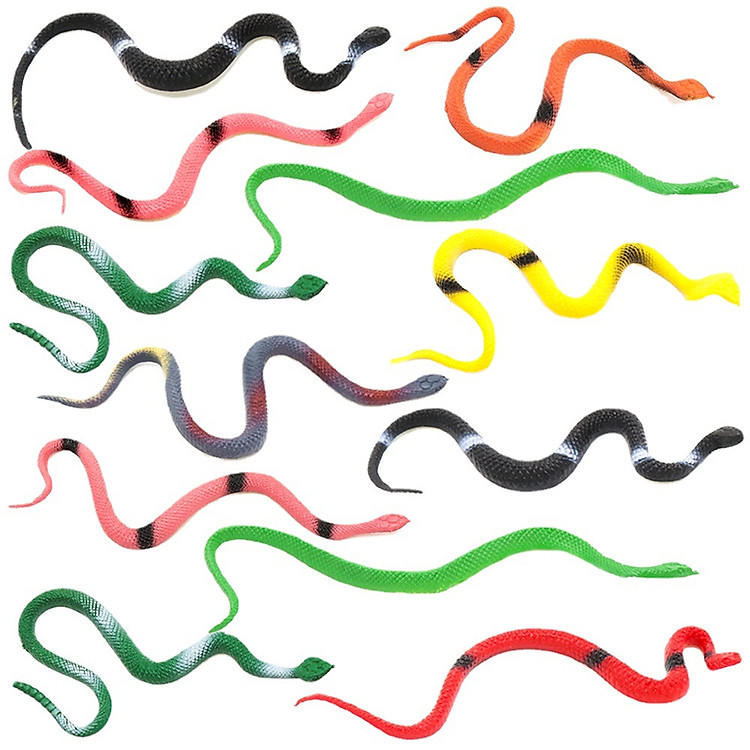 Mua Đồ Chơi Mô Hình Rắn 12 Con Nhiều Màu Chính hãng Giá tốt - Hình ảnh 4