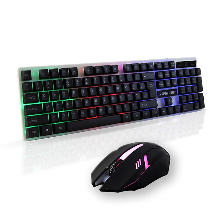 Bộ Bàn Phím Giả Cơ và Chuột Chuyên Game Z9000 Led 7 Màu