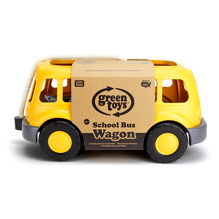 Đồ Chơi Xe School Bus Kéo Green Toys Chính hãng Giá tốt - Hình ảnh 5