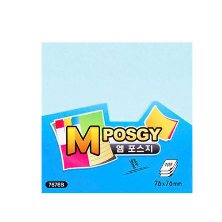 Giấy Dán Ghi Chú Nhiều Màu 76x76mm