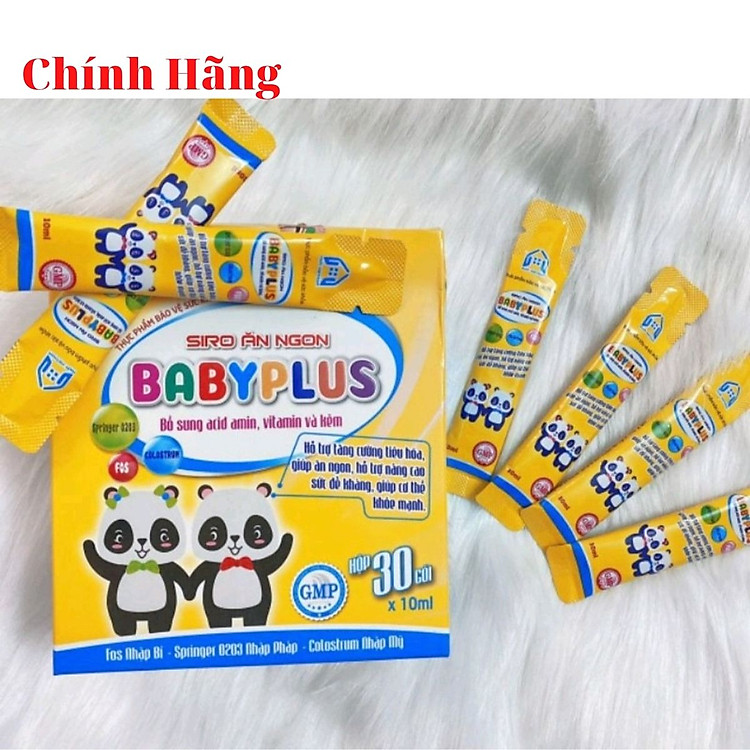 Siro Ăn Ngon Baby Plus - Giúp Bé Tăng Cân Chính hãng Giá tốt - Hình ảnh 4