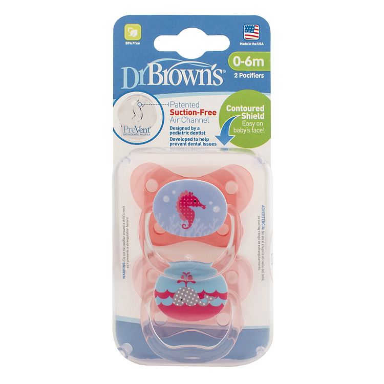 Mua Set 2 ty ngậm Dr.Brown’s 0-6m Giá rẻ