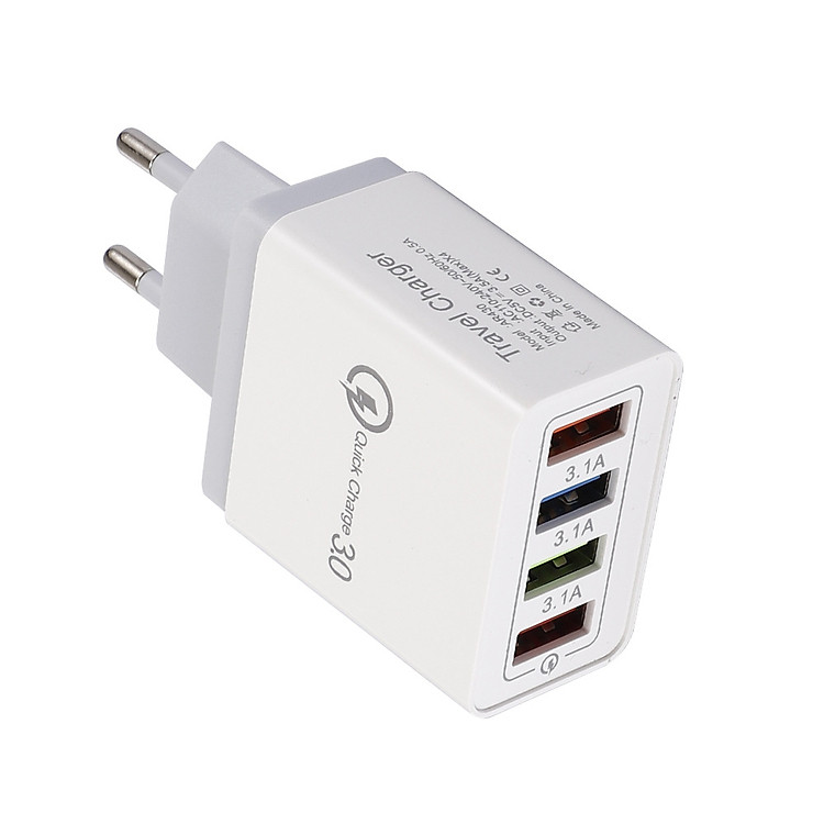 Củ Sạc 4 Cổng - Tích Hợp Sạc Nhanh Q3.0