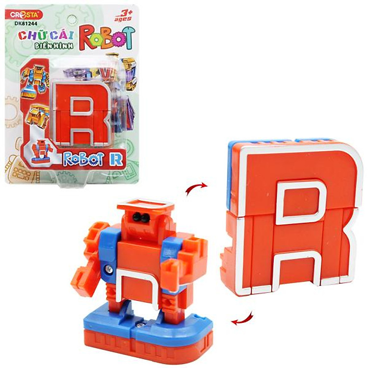 Đồ Chơi Lắp Ráp Robot Chữ Cái R Chính hãng Giá tốt - Hình ảnh 2