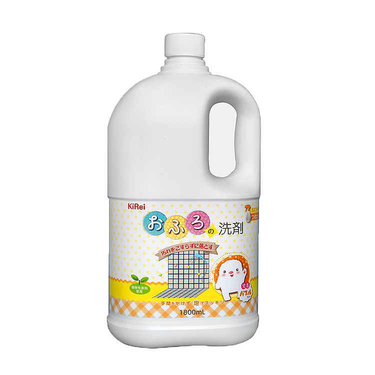 Nước lau sàn và cọ rửa nhà tắm KiRei 1800ml nội địa Nhật Bản