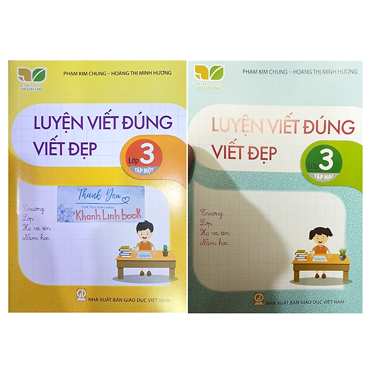 Combo Luyện Viết Đúng Viết Đẹp Lớp 3 – tập 1 + 2