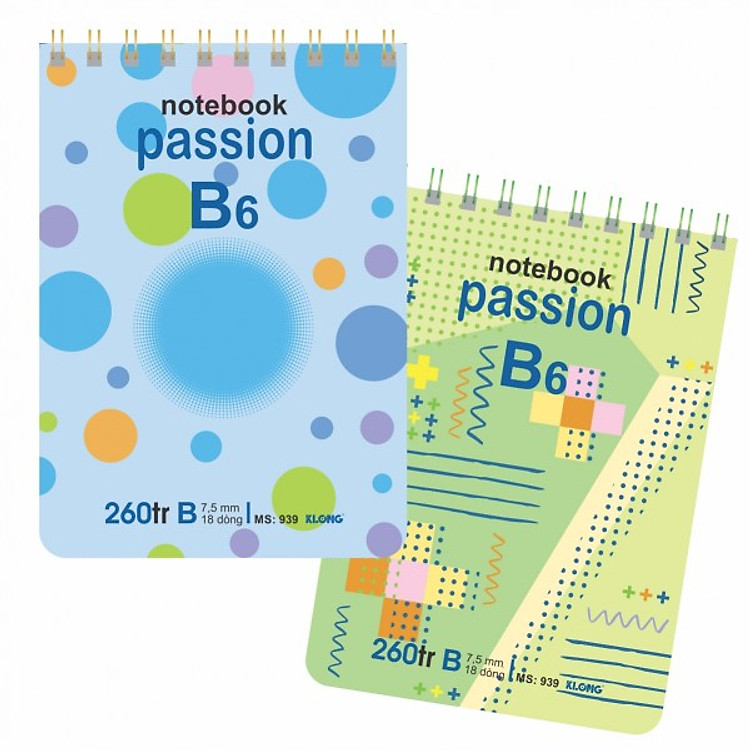 Sổ Lò Xo KLONG B6 (260 trang)