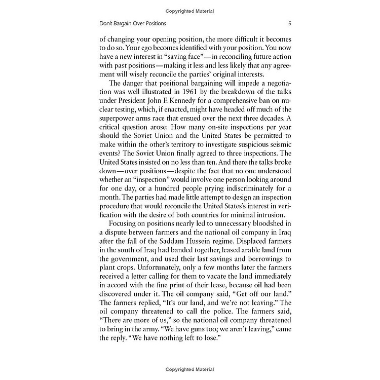 Getting to Yes: Negotiating an Agreement Without Giving In - Ảnh 6
