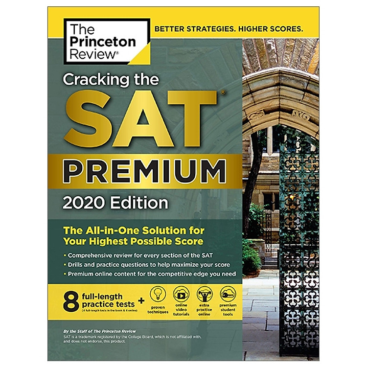 Cracking The SAT Premium Edition With 8 Practice Tests, 2020 (College Test Prep): The All-in-One Solution For Your Highest Possible Score