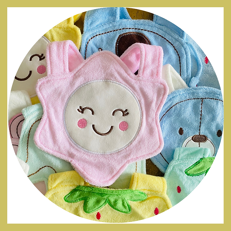 Yếm ăn dặm 2 lớp SS-TOMTOM BABY Chính hãng Ưu đãi - Hình ảnh 2