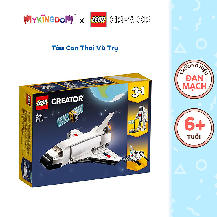 Mua tại Tiki: Đồ Chơi Lắp Ráp LEGO Tàu Con Thoi Chính hãng Giá rẻ