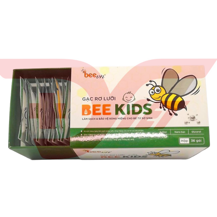 Gạc rơ lưỡi Bee Kids 36 gói Chính hãng Giá tốt - Hình ảnh 5