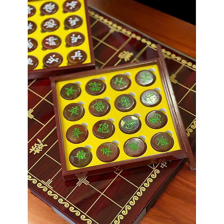 Mua Bộ bàn cờ tướng đá mã não Chính hãng Tiết kiệm - Hình ảnh 2