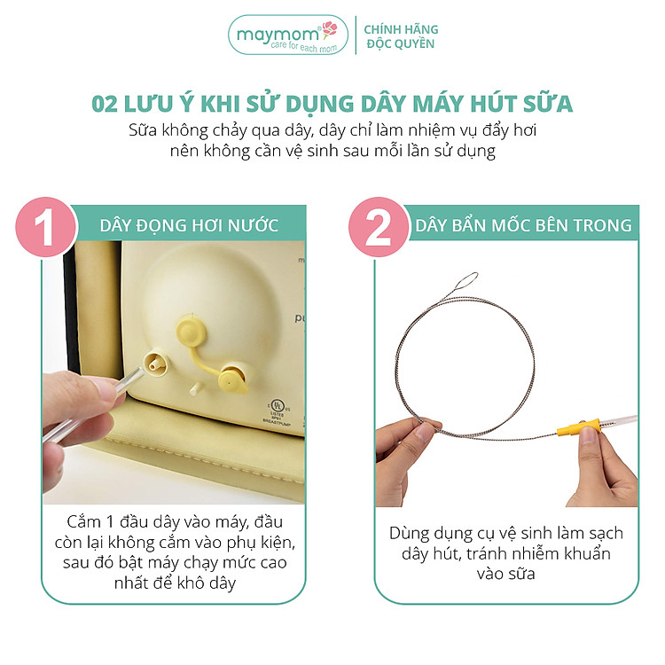 Mua Dụng cụ vệ sinh dây hút sữa Mama's Choice Ưu đãi - Hình ảnh 5