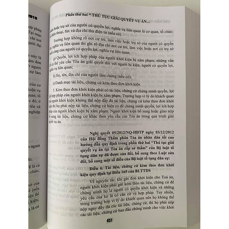 Chỉ dẫn tra cứu, áp dụng Bộ luật tố tụng dân sự năm 2015 - Ảnh 5