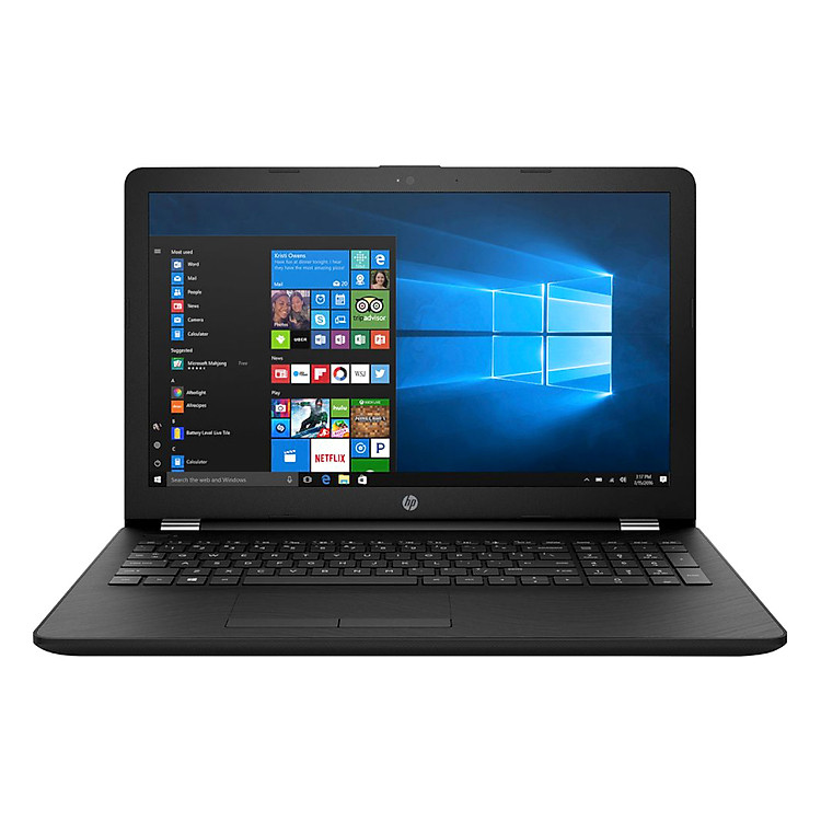 Laptop HP 15-bs553TU 2GE36PA Pentium Processor N3710/Dos (15.6 inch) - Đen - Hàng Chính Hãng