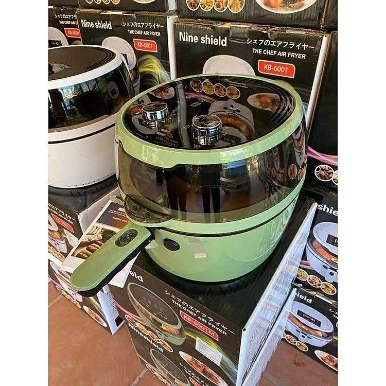 Nồi chiên không dầu 8l , công nghệ nhật bản