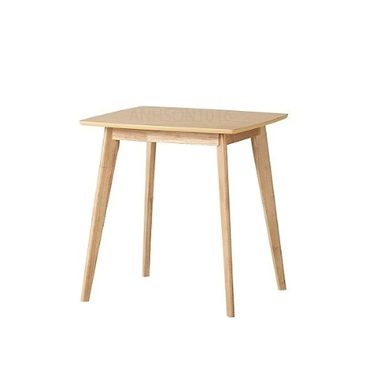 Bàn ăn vuông gỗ cao su 60x60x75 cm