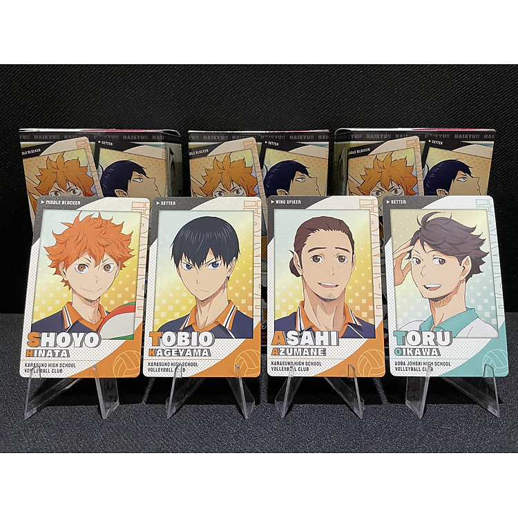 Bộ Thẻ Sưu Tập Nhân Vật Haikyu - Ensky HK-SC02 (3 thẻ) - Ảnh 5