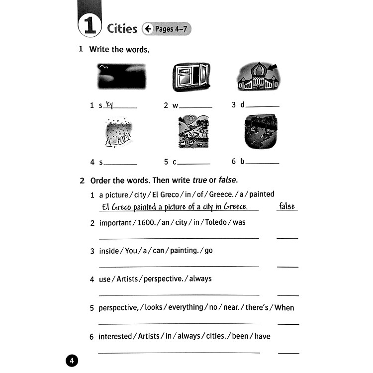 Oxford Read and Discover: Level 5: Our World in Art Activity Book