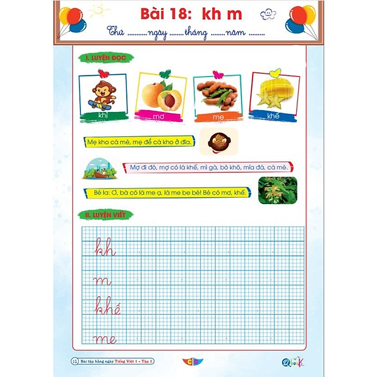 Bài Tập Hằng Ngày Tiếng Việt Lớp 1 - Cánh Diều (Tập 1) - Ảnh 3