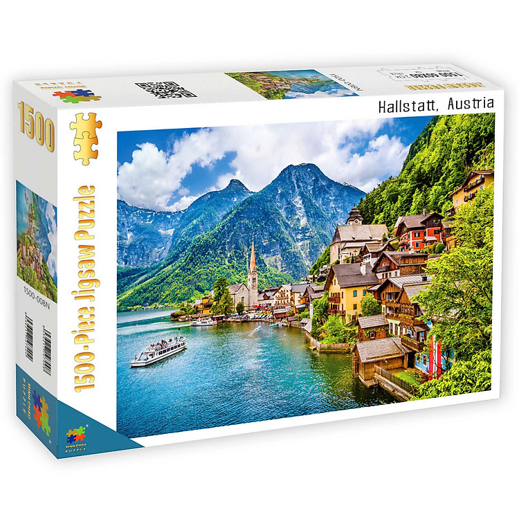 Bộ Tranh Ghép Hình Hallstatt 1500 Mảnh Chính hãng Giá tốt - Hình ảnh 2
