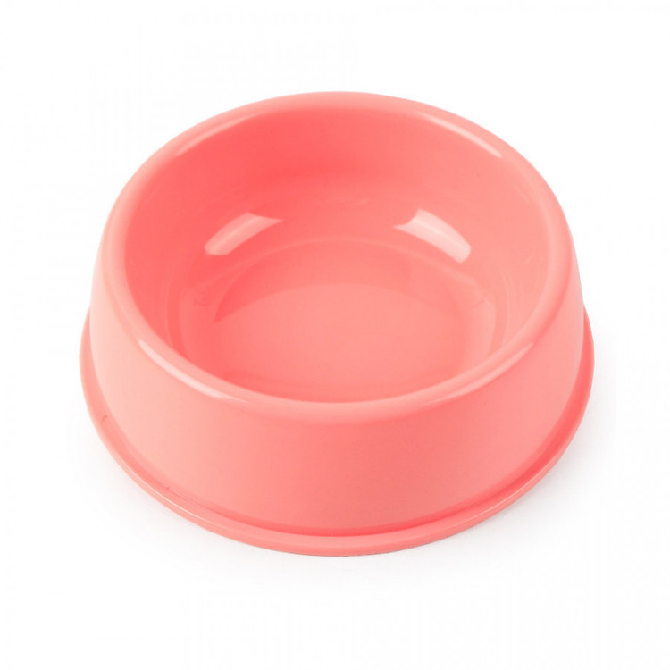 Bát ăn cho chó nhựa tròn - giao màu ngẫu nhiên