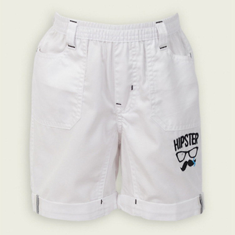 Quần Short Bé Trai YF 8QY019 - Trắng