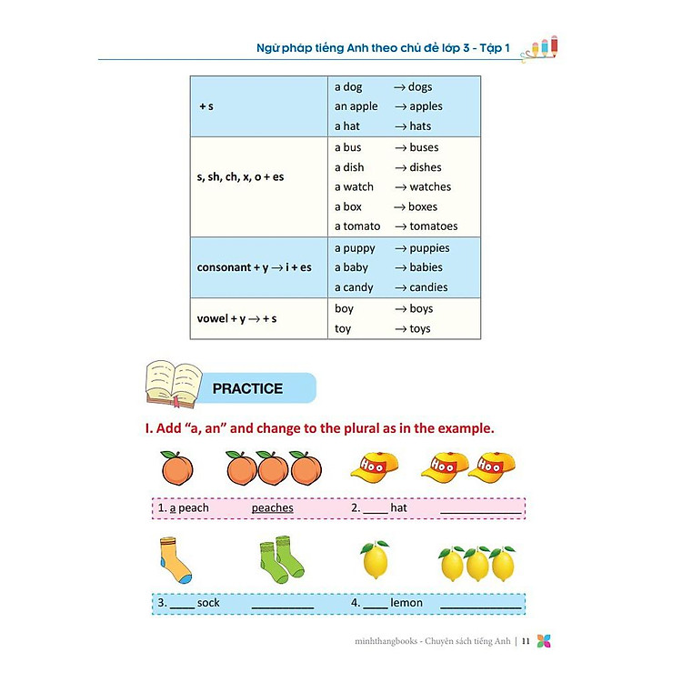 Primary Grammar - Ngữ Pháp Tiếng Anh Theo Chủ Đề Lớp 3 (Tập 1) (Tái Bản 2024) - Ảnh 7