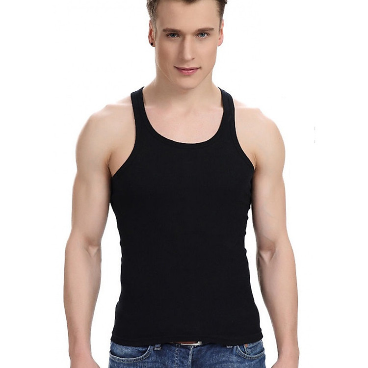 Áo ba lỗ nam thun cotton