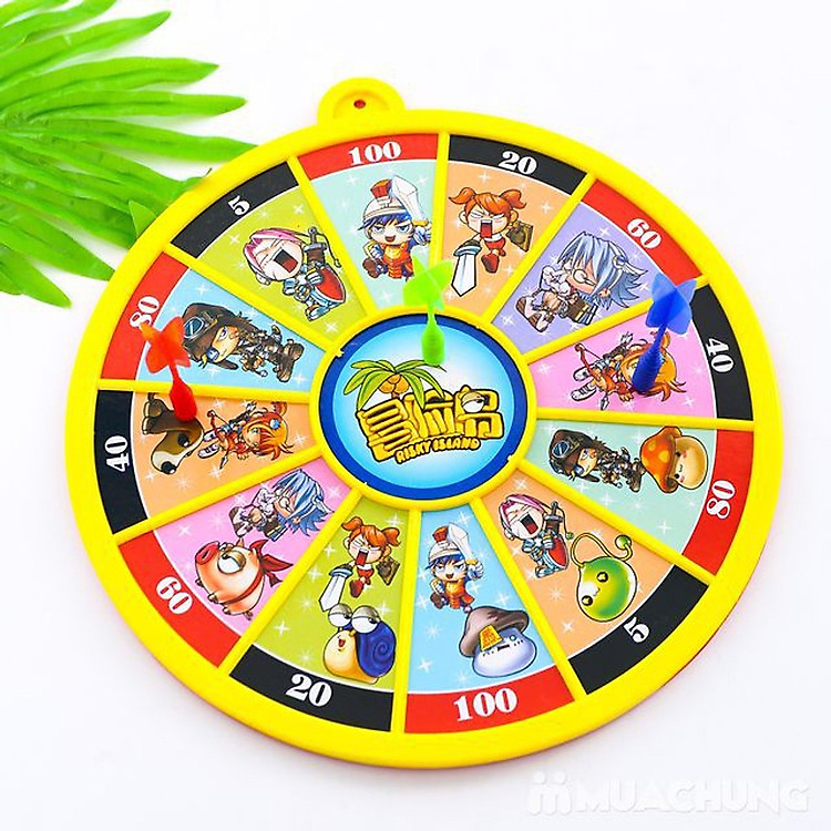 Bộ đồ chơi phóng phi tiêu nam châm cho bé kèm 3 phi tiêu ( Tặng 01 súng nước cho bé )