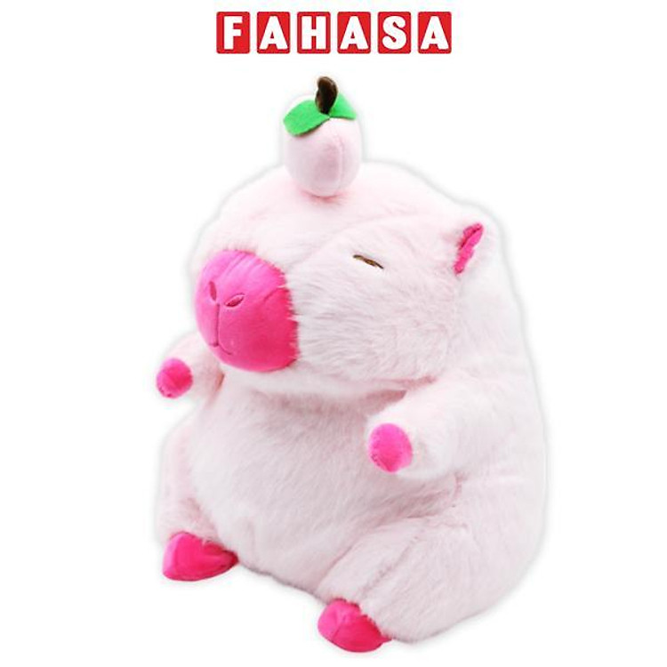 Mua tại MyKingdom: Thú Bông Capybara Đội Trái Đào 30 cm - Ngập tràn khuyến mãi
