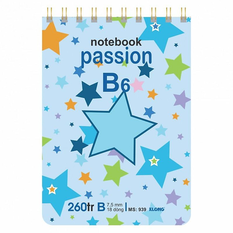 Sổ Kẻ Ngang Lò Xo Kép KLONG B6 (260 trang) - Ảnh 6