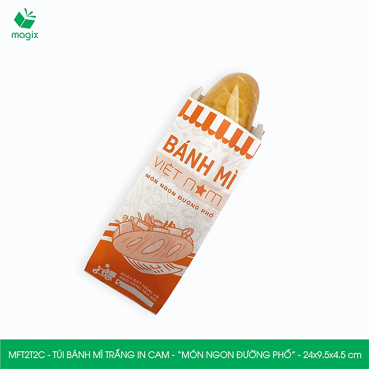 Túi Giấy Đựng Bánh Mì (100 chiếc) - Ảnh 5