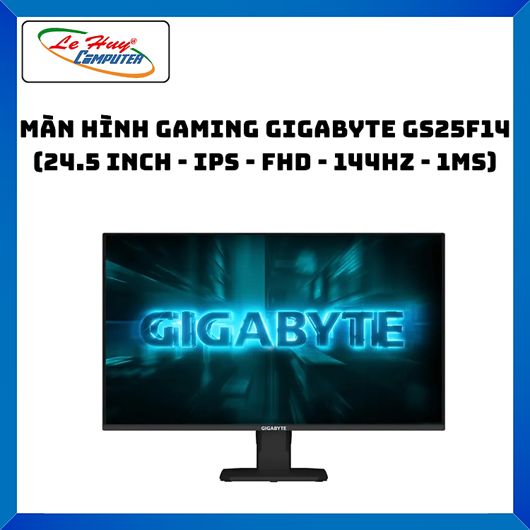 Màn Hình Gaming GIGABYTE GS25F14 (24.5 inch - IPS - FHD - 144Hz - 1ms) - Hàng Chính Hãng